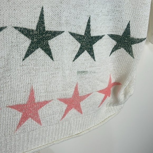 POL Slouchy Oversized Star Print Sweater Size Medium - Picture 12 of 16